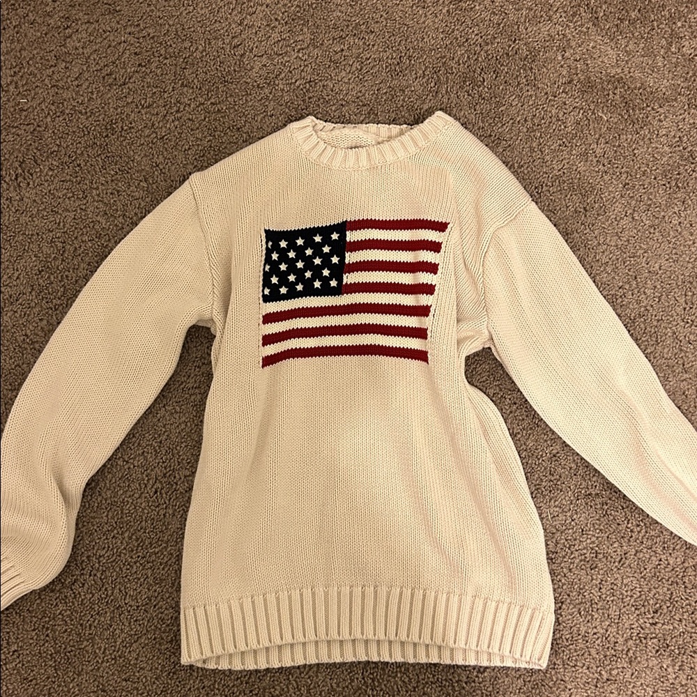 John Galt American Flag Sweater